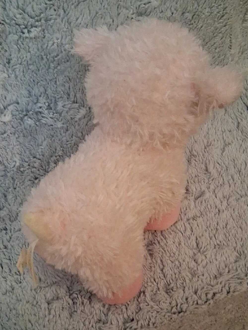 Pink Plush Lamb DanDee Small Pet Toy - Soft Stuffed Animal